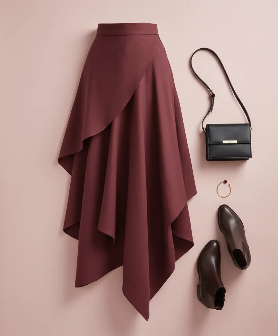 A custom skirt designed on DIYO